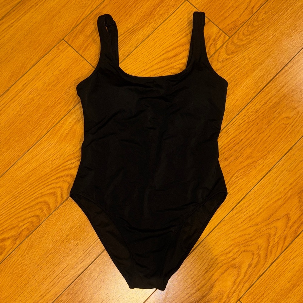 PINK Classic Black One-Piece Swimsuit